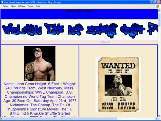 Sport - Athletic sports - WWE John Cena