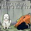Akamaru's hungry lol -  Cinema, tv - Fantasy, Fiction - 