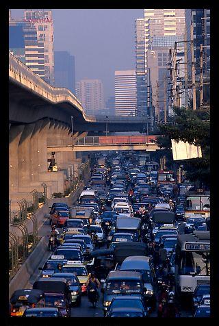 Bangkok Action & Charm during rush .. Thailand