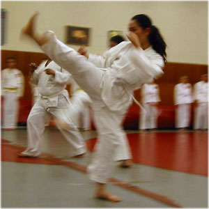 axe kick - Sport - Combat sports - tea-kwon-do