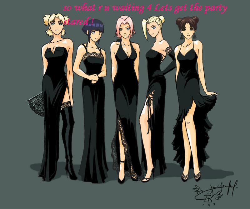 all of my freinds and me at a party.. Cinema, tv - Cartoons - Hinata_chan ^^