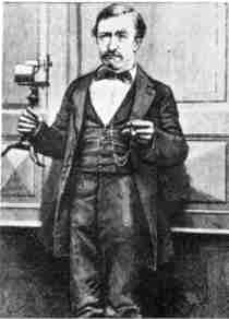 En 1860,un instituteur.. Technologie - T�l�communications - 