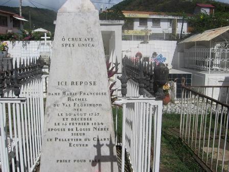 La tombe du d�but du XIXe si�cle, .. Villes et Villages - Case-Pilote : Village de...