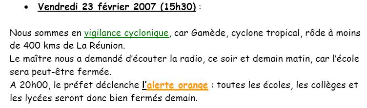  R�union - Climat, M�t�o - 